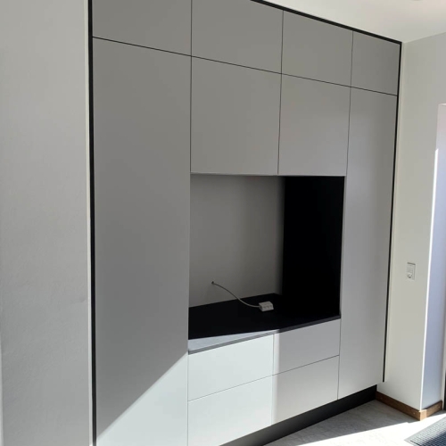 Nyt køkken efter totalrenovering nær Svendborg