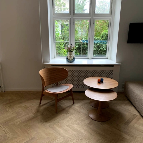 Flot renoveret hjem med fokus på kvalitet og detaljer