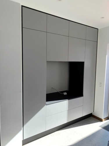 Nyt køkken efter totalrenovering nær Svendborg